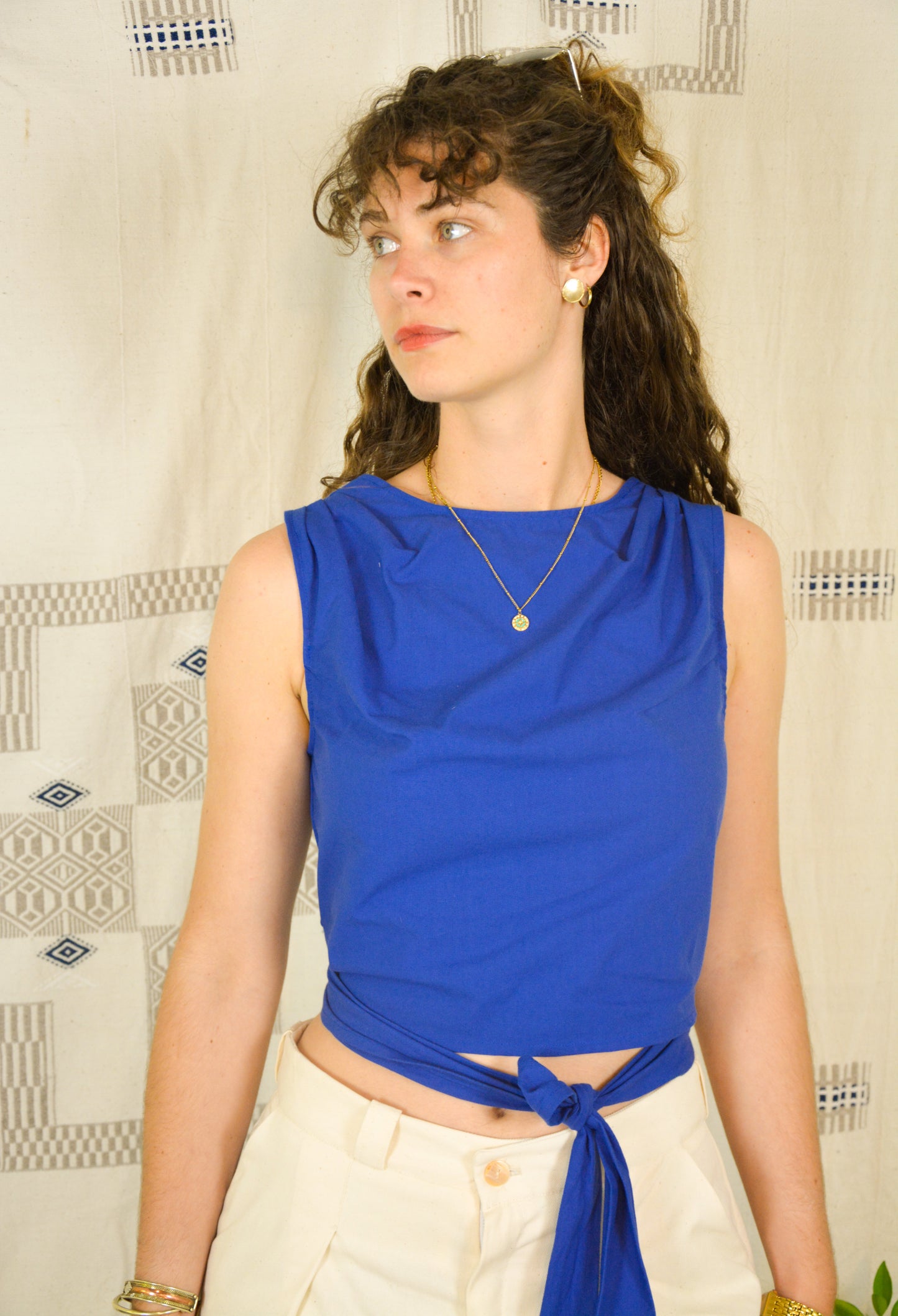 top made in France éthique tissu revalorisé