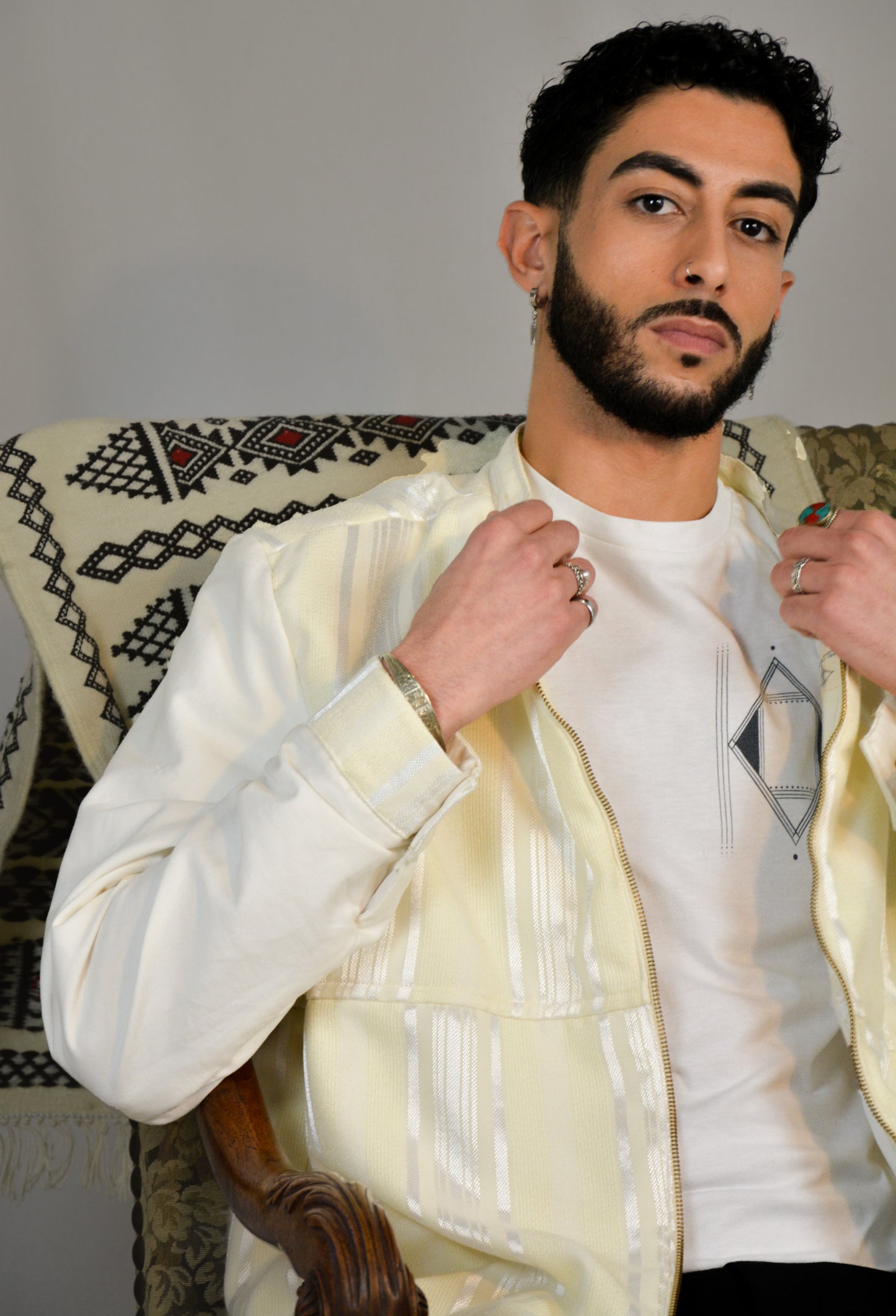 Blouson Blanc 02579